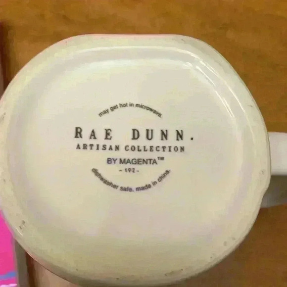 Rae Dunn Mama Bear mug with a new book Happy Place by Emily Henry. - Picture 3 of 5